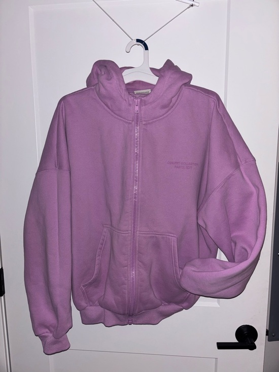 Comfrt Tops - Comfrt Full Zip Hoodie - Pastels Collection Lilac - Size S